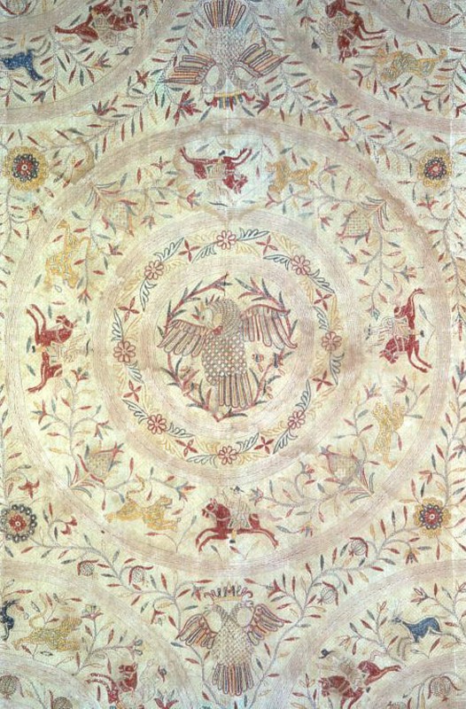 Bedcover, Portugal, Late 17th century. Creator: Unknown.