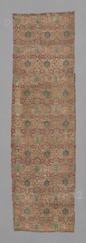 Panel (Dress Fabric), Iran, 1701/50. Creator: Unknown.