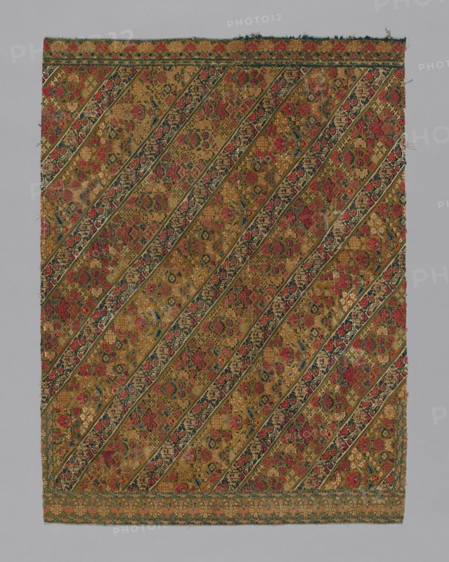 Panel (From woman's trousers), Iran, 1801/50. Creator: Unknown.