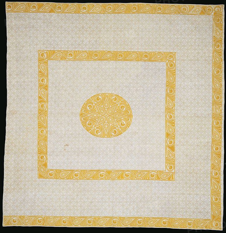 Bedcover, Shropshire, late 17th/early 18th century. Creator: Jane Bolas Vaughan.