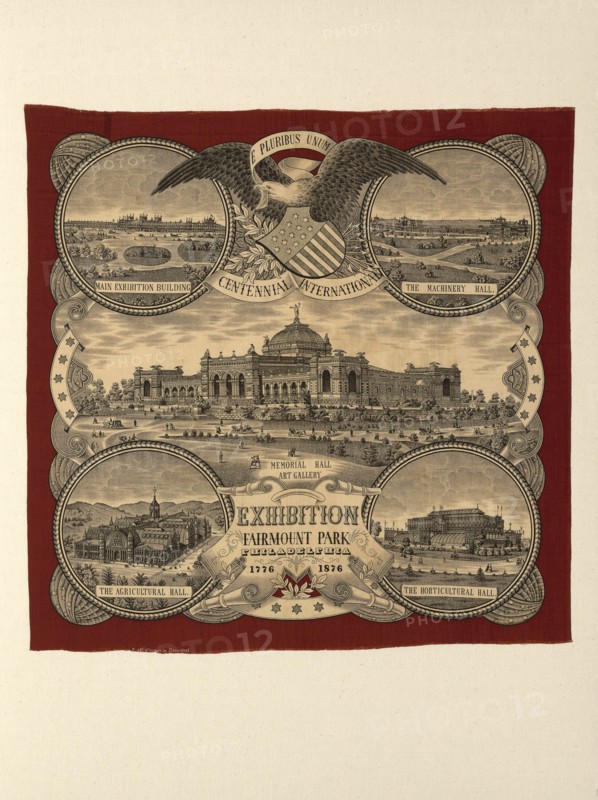 Handkerchief, Düsseldorf, c. 1876. Creator: Cramer, A & C.