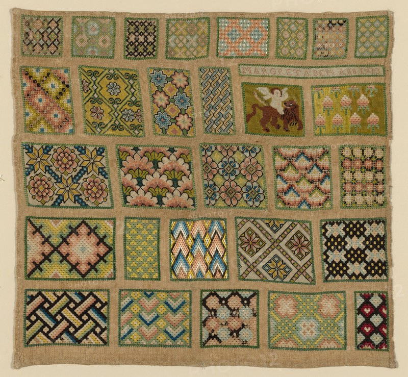 Sampler, Germany, 1713. Creator: Margrett Bem.