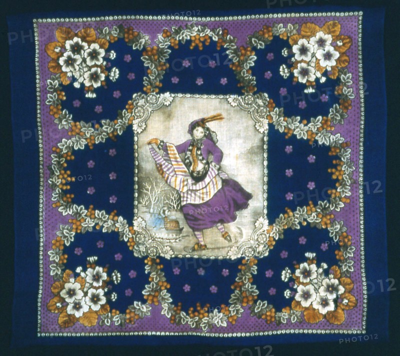 Handkerchief, United States, 1875/1900. Creator: Unknown.