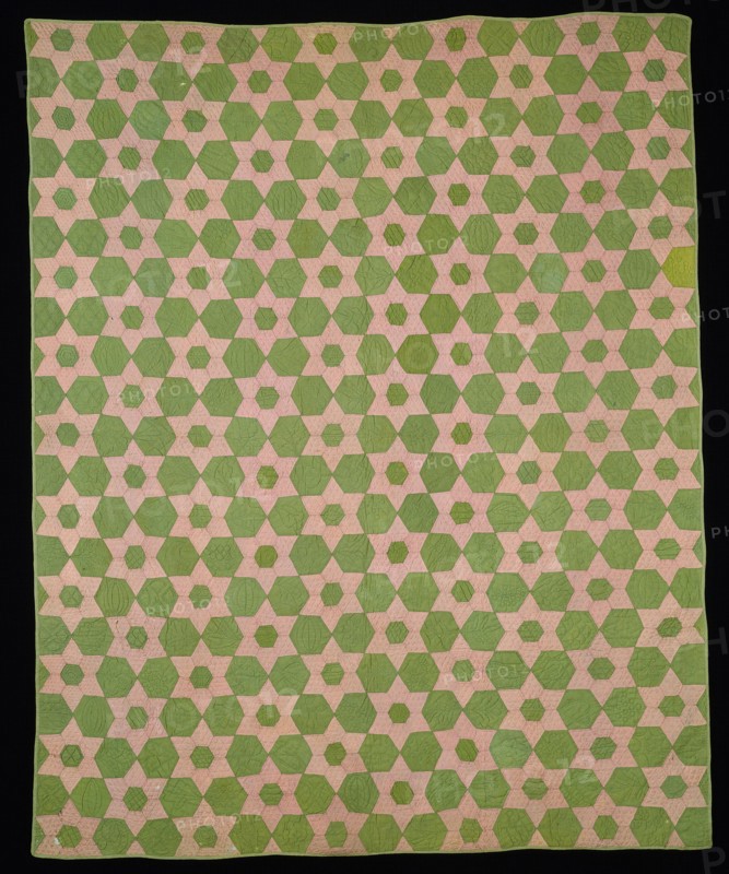 Bedcover (Bride's Quilt), United States, 1868. Creator: Sarah Catherine McClanahan.