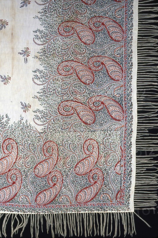 Square Shawl, Paisley, 1860/70. Creator: Unknown.