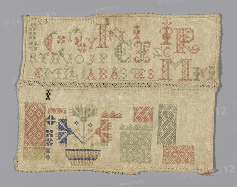 Sampler, Spain, 19th century. Creator: Unknown.