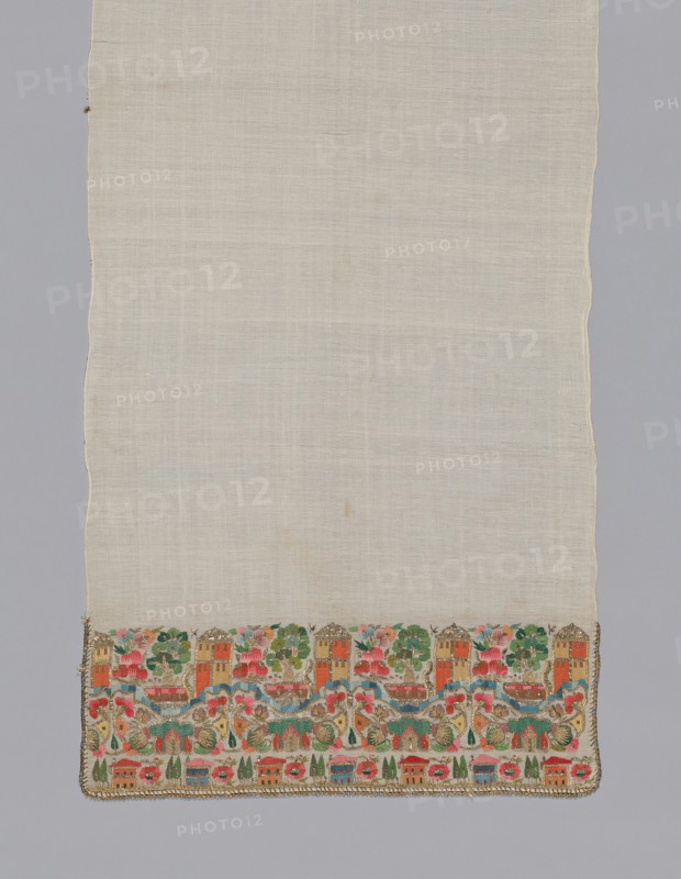 Towel/Napkin, Turkey, 1850/1900. Creator: Unknown.