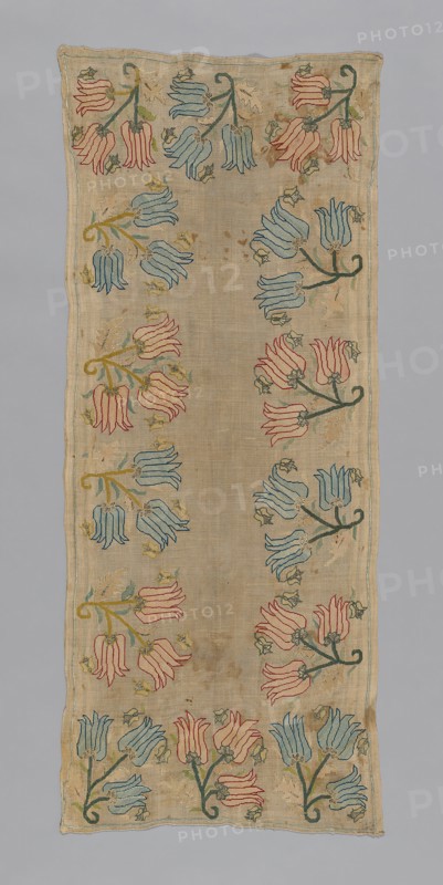 Tray Cloth or Cover, Turkey, 18th century. Creator: Unknown.