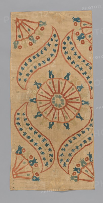 Fragment (Cushion Cover), Turkey, 1675/1700. Creator: Unknown.