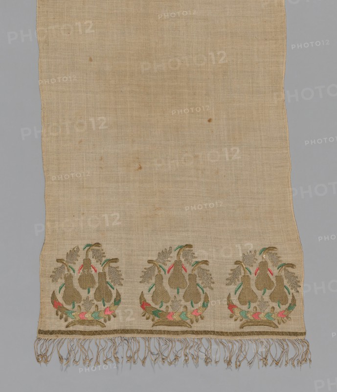 Towel/Napkin, Turkey, 1850/1900. Creator: Unknown.