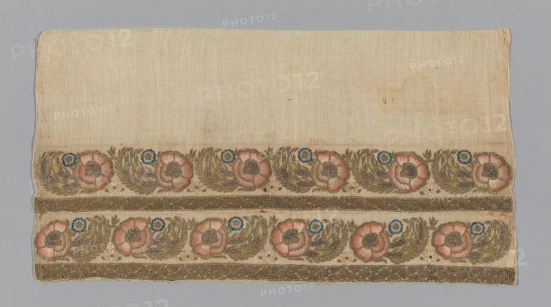 Towel or Napkin (Altered), Turkey, 19th century. Creator: Unknown.