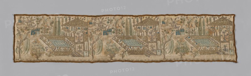 Fragment (Border from wide Towel), Turkey, 1775/1900. Creator: Unknown.