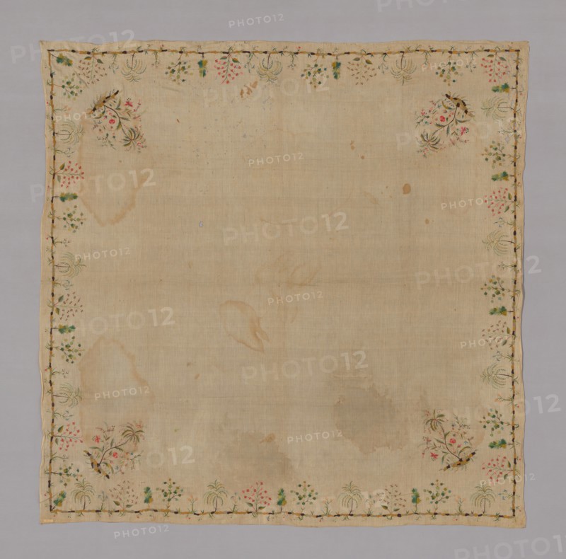 Cover or HandKerchief, Turkey, 1850/1875. Creator: Unknown.