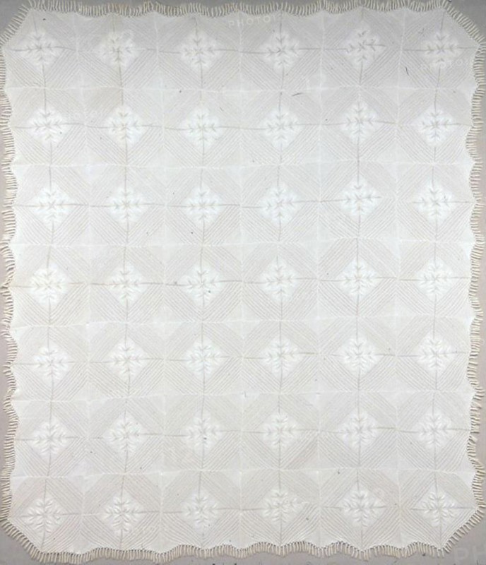 Bedcover, United States, 1850/1900. Creator: Unknown.
