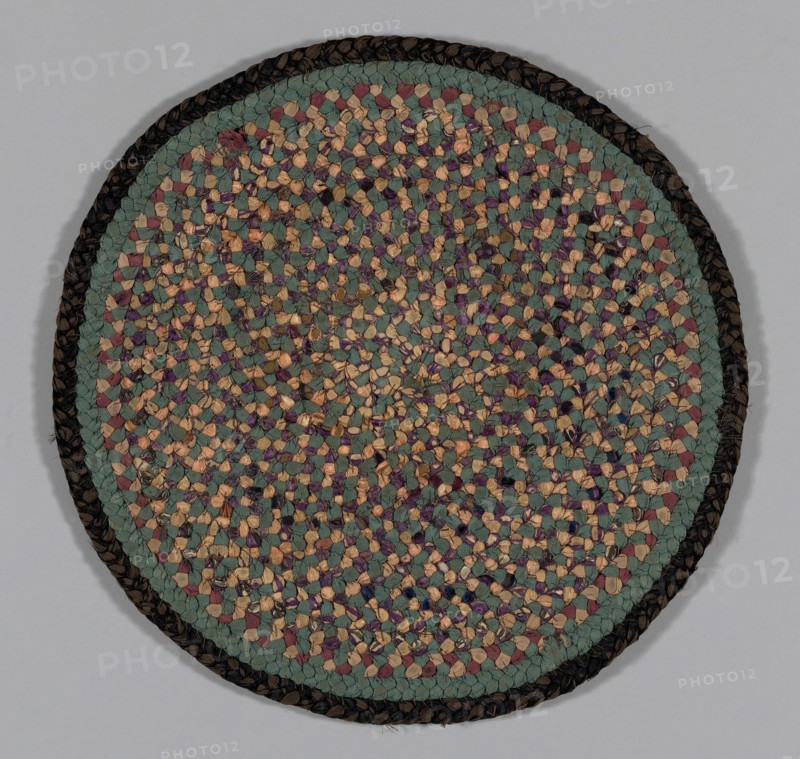 Braided Rug, United States, late 19th century. Creator: Unknown.