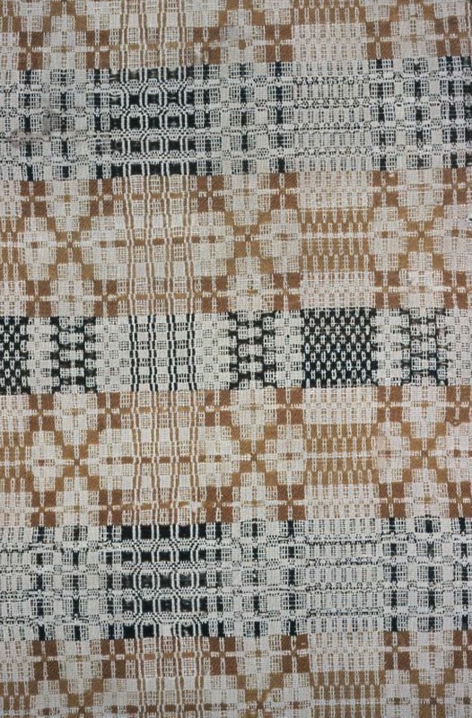 Coverlet (Fragment), United States, 1801/25. Creator: Unknown.