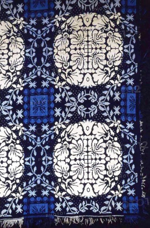 Coverlet, United States, 1825/40. Creator: Unknown.