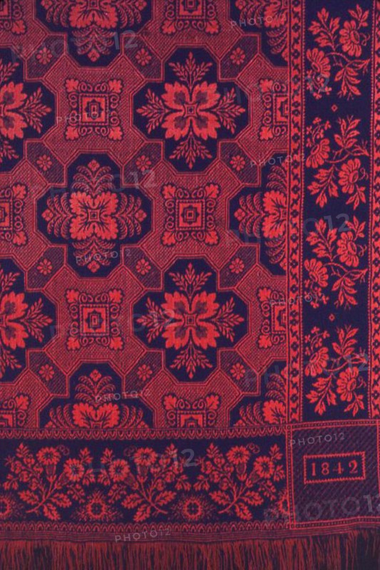 Coverlet, Indiana, 1842. Creator: Unknown.