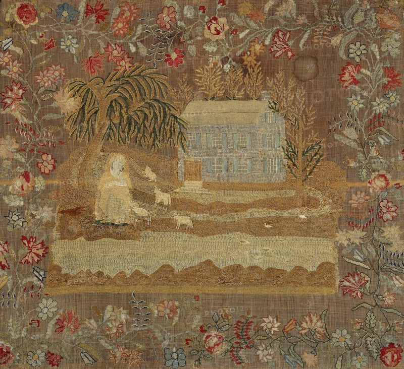 Sampler, United States, 1820s. Creator: Unknown.