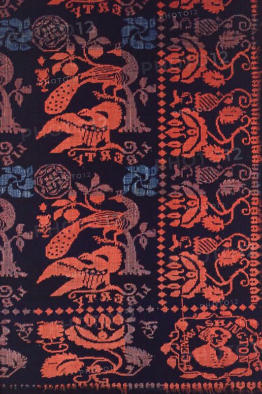 Coverlet, Ohio, 1840/45. Creator: Unknown.