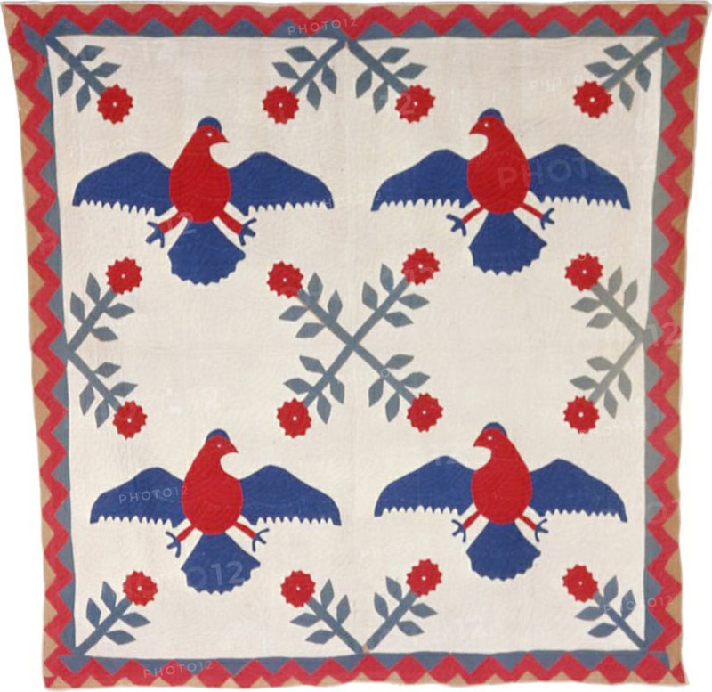 Bedcover, United States, 1850/1900. Creator: Unknown.