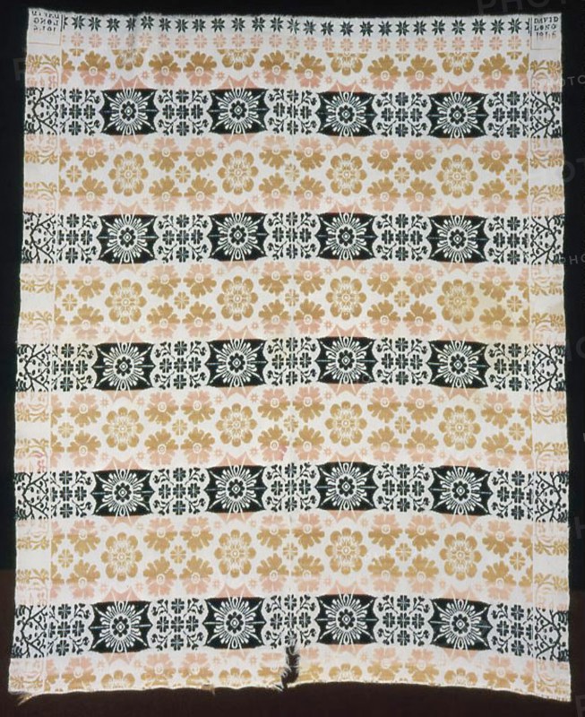 Coverlet, Pennsylvania, 1846. Creator: Unknown.