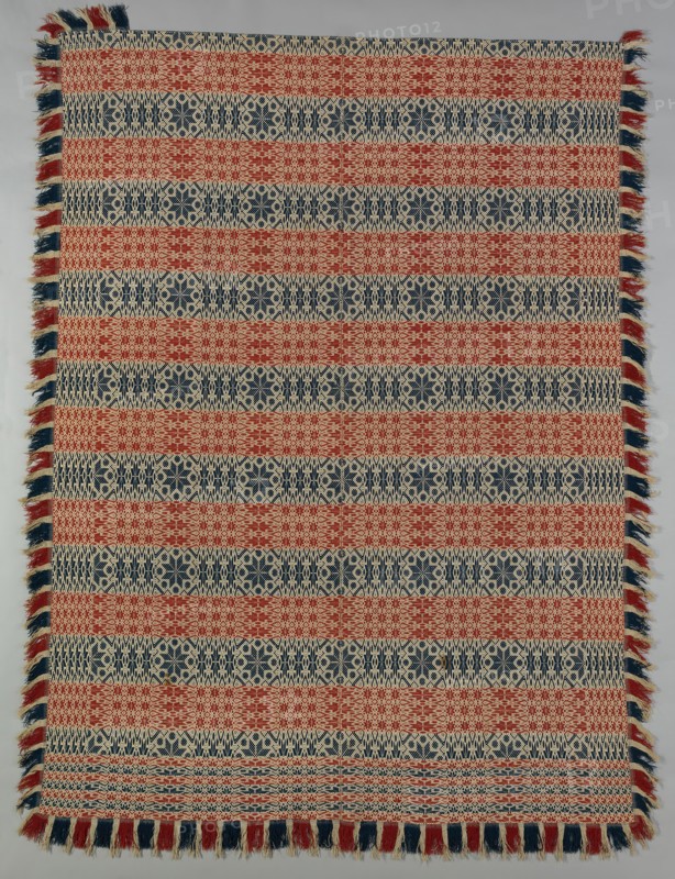 Coverlet, Pennsylvania, 1820/40. Creator: Unknown.