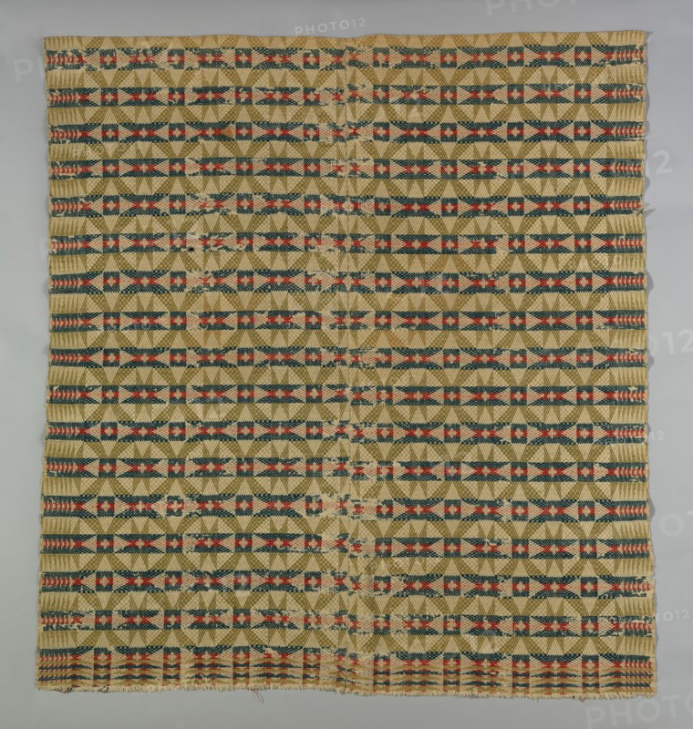 Coverlet, Pennsylvania, 1820/40. Creator: Unknown.