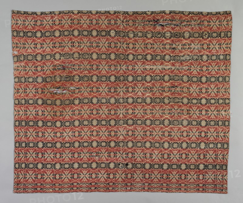 Coverlet, Pennsylvania, 1820/40. Creator: Unknown.
