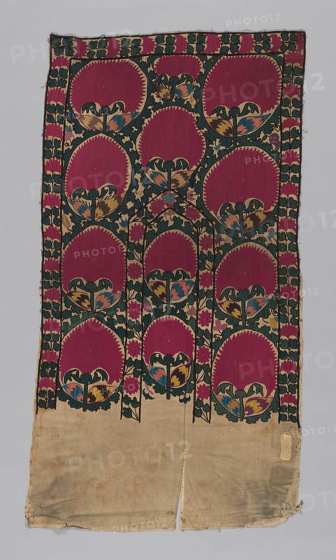 Panel, Uzbekistan, 19th century. Creator: Unknown.