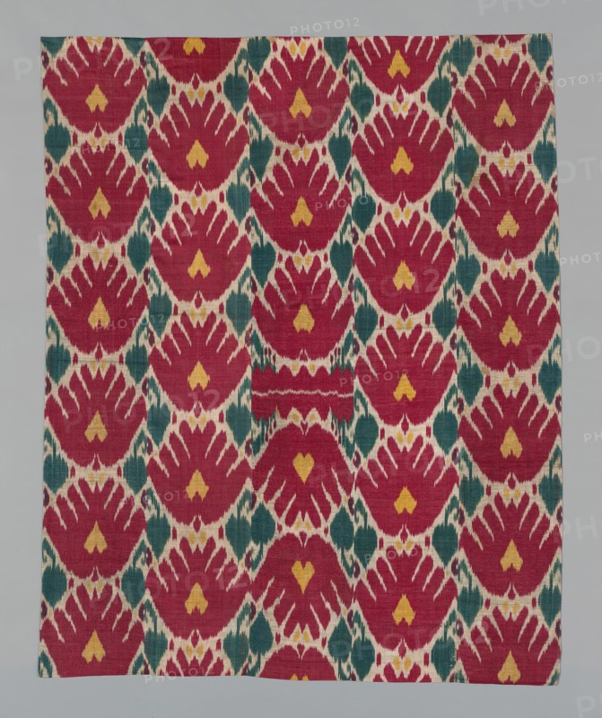 Wall Hanging Composed of Five Panels, Uzbekistan, 1850/75. Creator: Unknown.