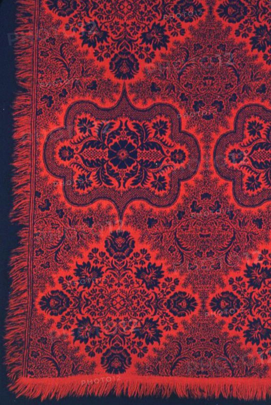 Coverlet, Pennsylvania, 1849. Creator: Unknown.
