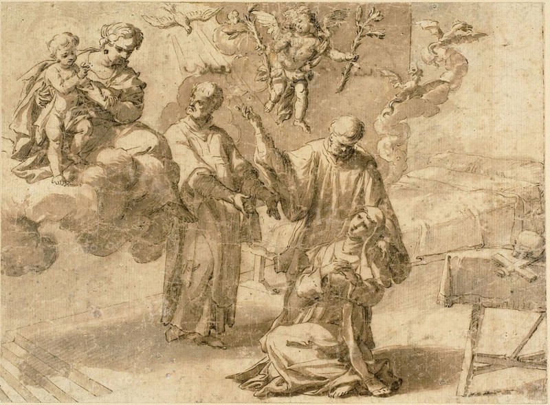 Vision of Saint Catherine of Siena, n.d. Creator: Alessandro Turchi.
