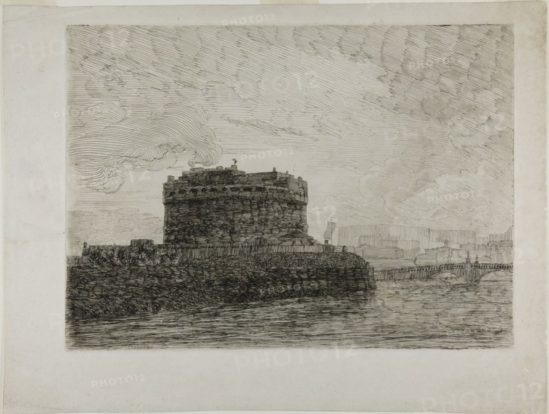 Castel Sant'Angelo, 1746. Creator: Alexander Cozens.