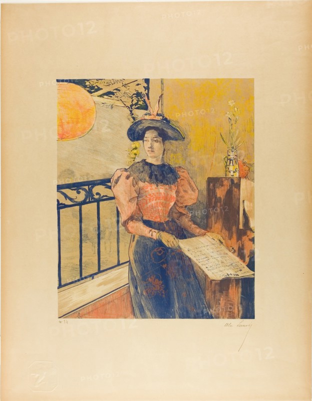 The Light, from the third album of L'Estampe originale, 1893. Creator: Alexandre Lunois.