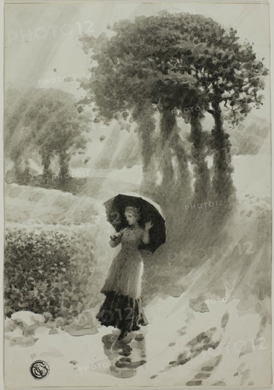 Summer Shower, 1875/99. Creator: Alfred Sacheverel Coke.