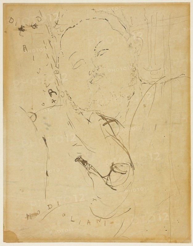 Diego Rivera, 1915. Creator: Amadeo Modigliani.