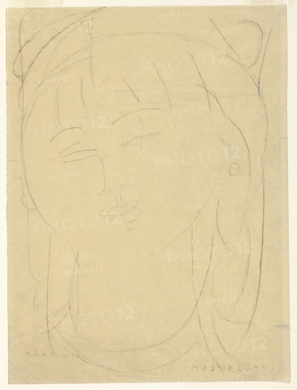 Head of Anatolia, 1900/20. Creator: Amadeo Modigliani.