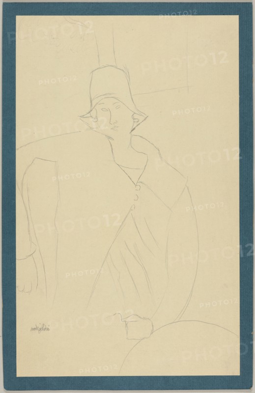 Seated Woman, n.d. Creator: Amadeo Modigliani.