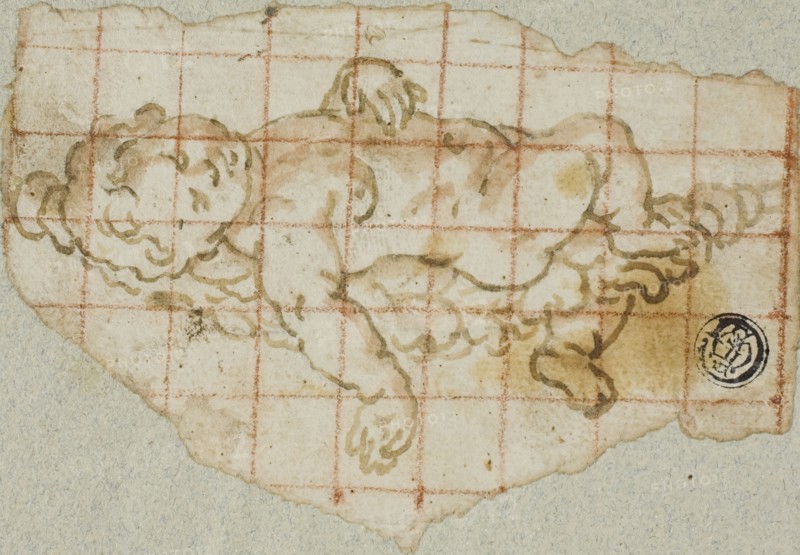 Putto with Garland, n.d. Creator: Andrea Lilio.
