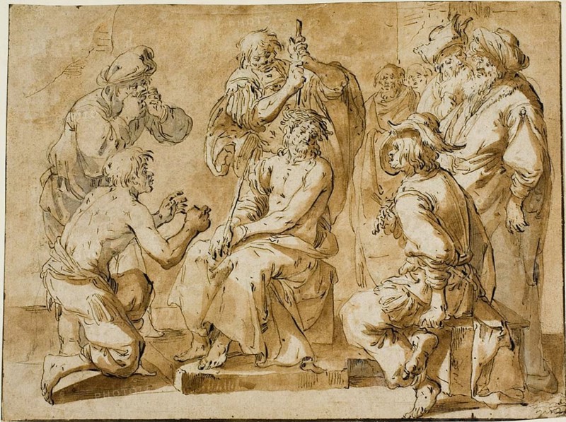The Mocking of Christ, 1633/35. Creator: Andries Dirksz Both.