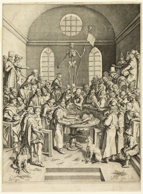 The Anatomical Lesson of Professor Pauw, 1615. Creator: Andries Stock.