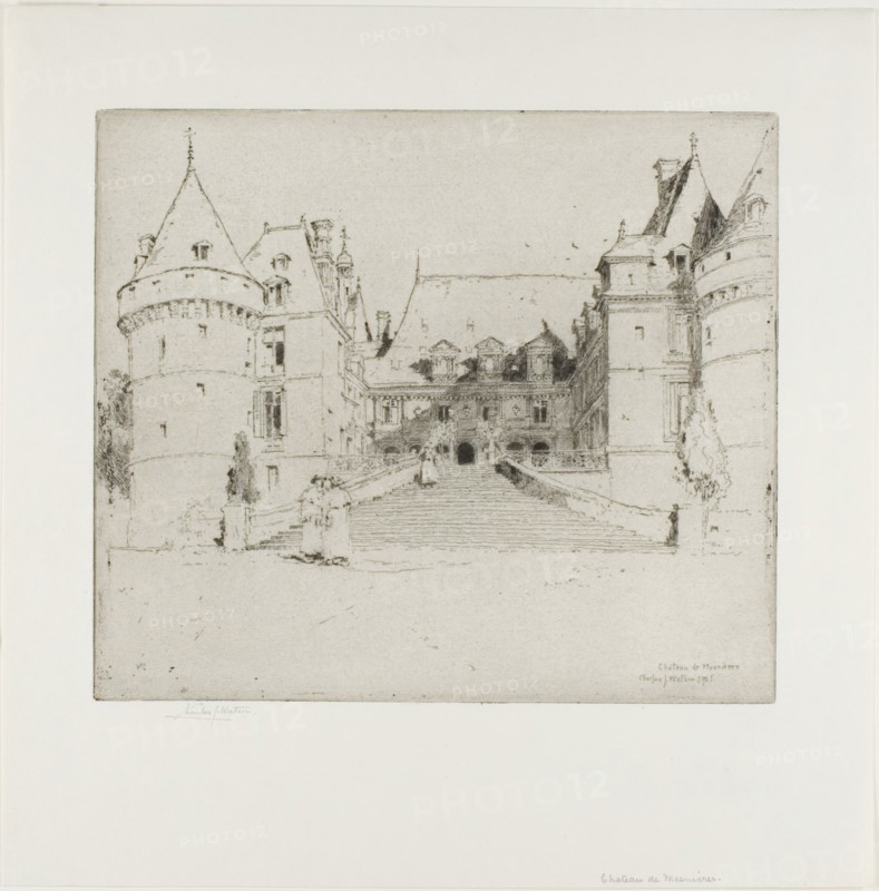 Château de Meanieres, 1905. Creator: Charles John Watson.
