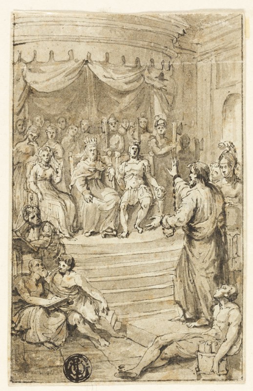Paul Before Festus and Agrippa, n.d. Creator: Charles Reuben Ryley.