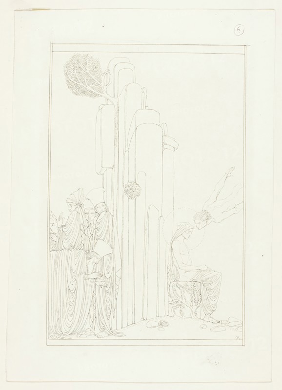 The Teacher of Wisdom, c. 1890-1900. Creator: Charles S Ricketts.