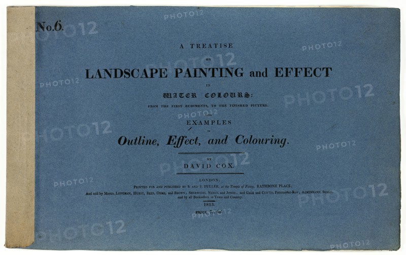 A Treatise on Landscape Painting and Effect in Water Colours: From the First Rudiments..., No. 6, 18 Creator: David Cox the elder.
