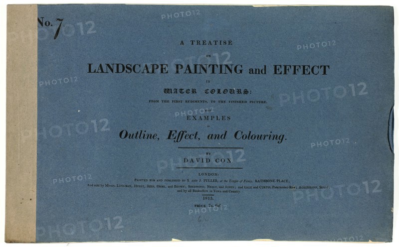 A Treatise on Landscape Painting and Effect in Water Colours: From the First Rudiments..., No. 7, 18 Creator: David Cox the elder.