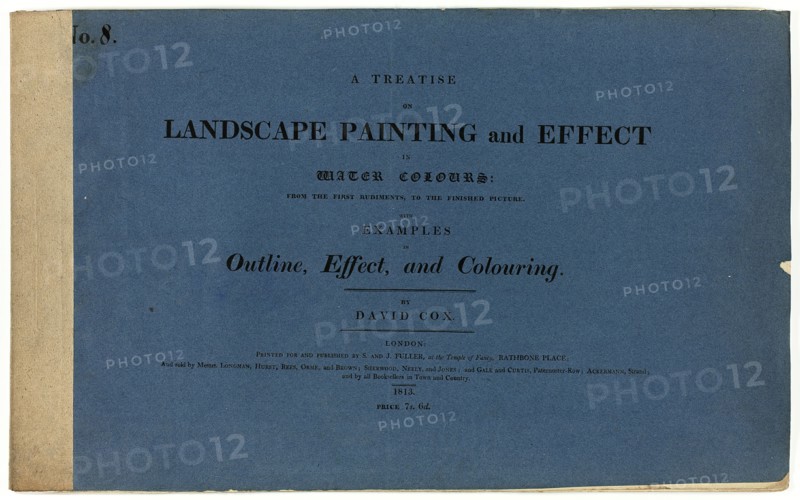 A Treatise on Landscape Painting and Effect in Water Colours: From the First Rudiments..., No. 8, 18 Creator: David Cox the elder.