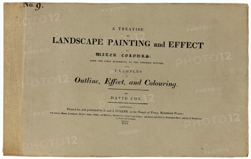 A Treatise on Landscape Painting and Effect in Water Colours: From the First Rudiments..., No. 9, 18 Creator: David Cox the elder.