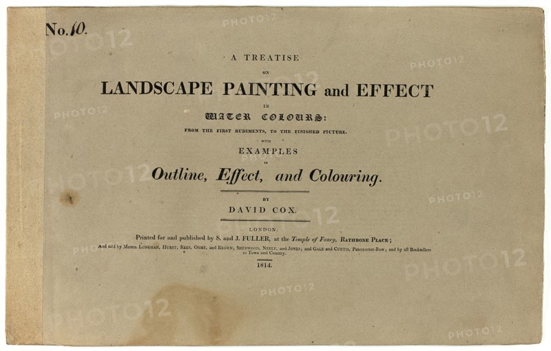 A Treatise on Landscape Painting and Effect in Water Colours: From the First Rudiments..., No. 10, 1 Creator: David Cox the elder.